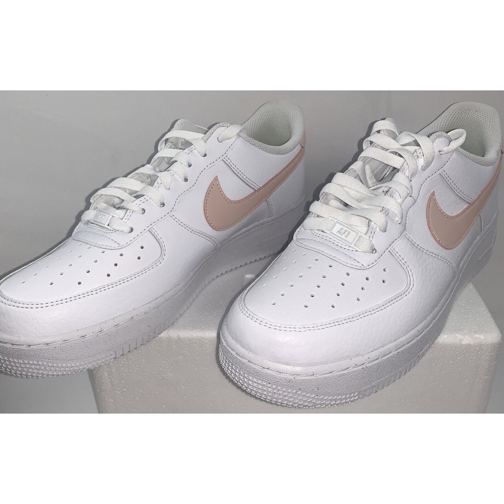 Air Force 1 '07 Next Nature Women's Size 12.5 Men's 11 White  Coral DC9486-100